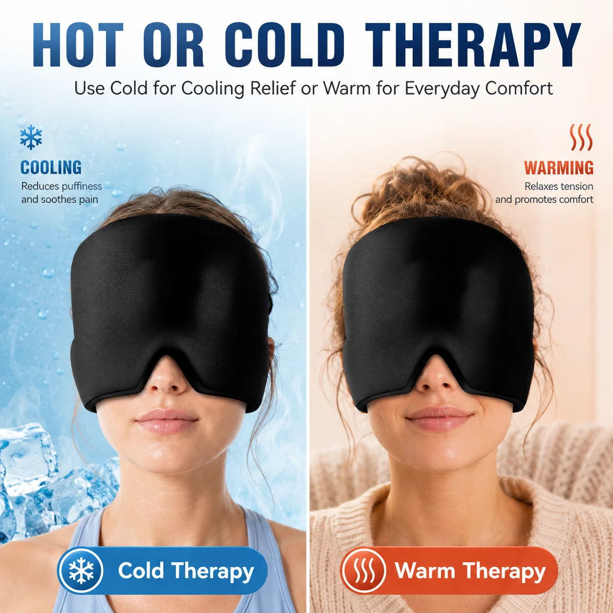 Maschera per la testa con gel  - Eye Mask Heated recensione e prezzo